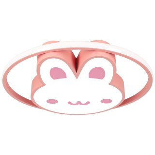 Lampa LED sufitowa plafon do pokoju dziecięcego ściemniana LUMELA + pilot króliczek