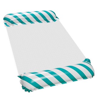 Materac dmuchany plażowy hamak wodny leżak fotel krzesło do pływania basenu niebieski