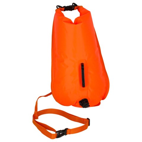 Bojka do pływania boja asekuracyjna ratunkowa pływacka sucha kieszeń gwizdek 28l