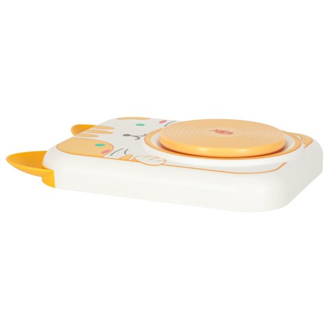 Koło garncarskie zestaw kreatywny glina farby kotek żółty