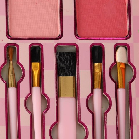 Kuferek zestaw kosmetyków do makijażu i paznokci makeup kosmetyki cienie lakiery szuflady syrenka