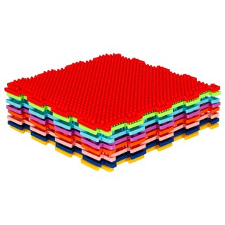 Mata sensoryczne puzzle montessori do masażu stóp 8 elementów