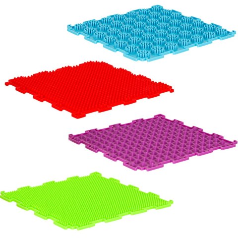 Mata sensoryczne puzzle montessori do masażu stóp 8 elementów