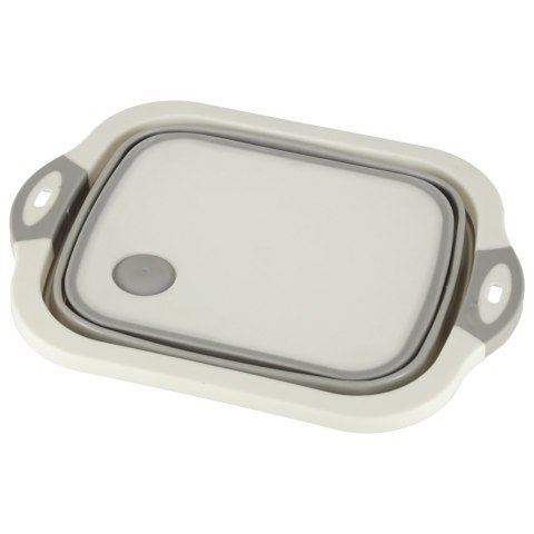 Miska składana silikonowa z odpływem deska do krojenia zlew turystyczny ociekacz