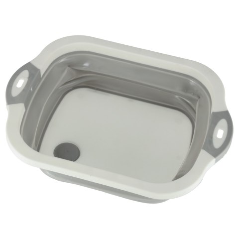 Miska składana silikonowa z odpływem deska do krojenia zlew turystyczny ociekacz