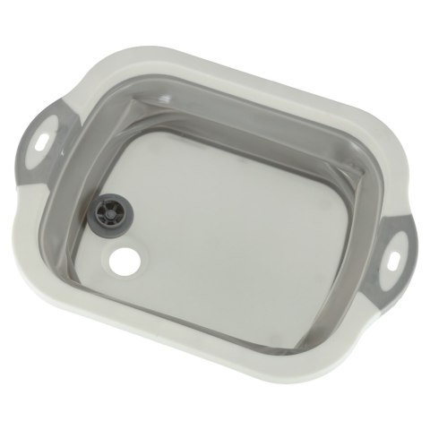 Miska składana silikonowa z odpływem deska do krojenia zlew turystyczny ociekacz