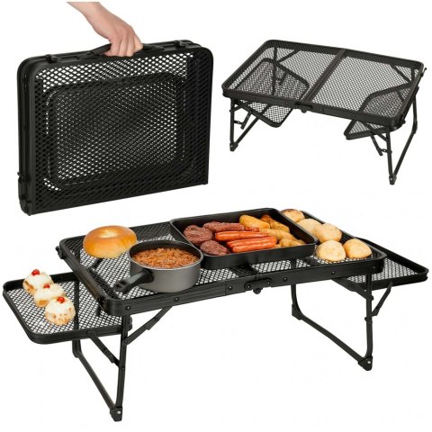 Stół stolik turystyczny LUARO kempingowy cateringowy składany 87 x 60 x 40 x 27 cm