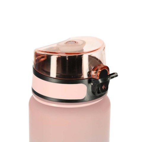 Butelka na wodę bidon z ustnikiem sportowy BPA FREE 600ml różowo-niebieski