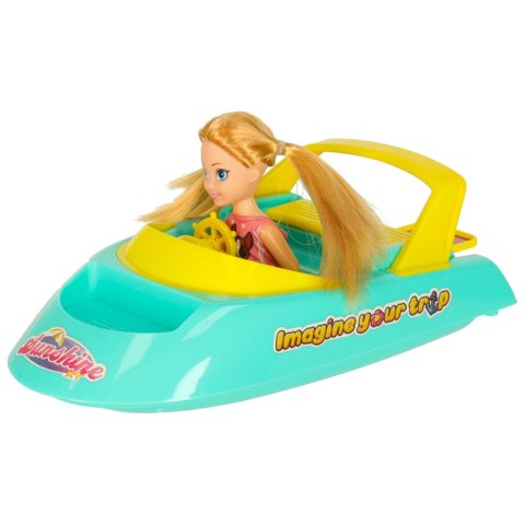 Łódź dla lalek jacht imprezowy rozkładany lalka deska surfingowa