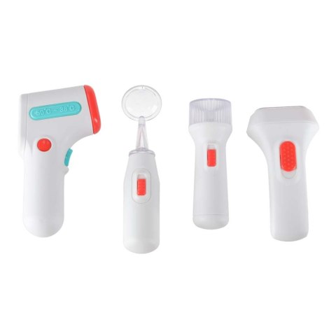 Duży zestaw lekarza stacja medyczna mały doktor ekg rtg światło dźwięk