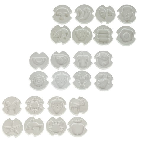 Klej żel kryształowy 3D crystal glue magiczna kuchnia szablony kreatywny zestaw 62 elementy morelowy