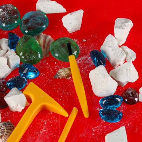 Kopalnia diamentów kamieni wykopaliska akcesoria zestaw archeologiczny