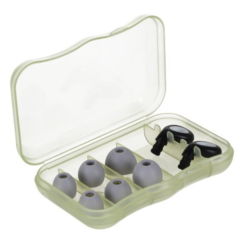 Zatyczki do uszu stopery silikonowe wyciszające redukcja szumów zestaw 3 rozmiary