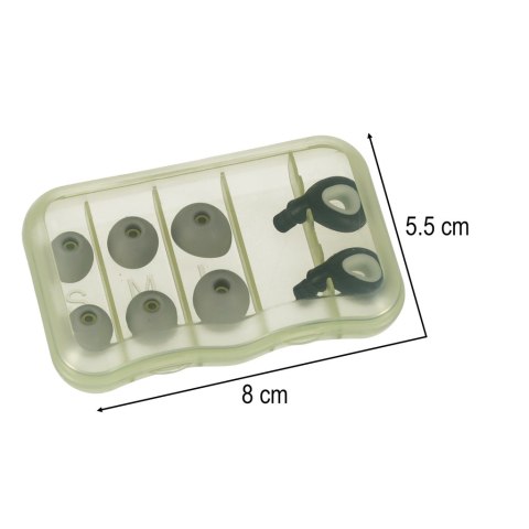 Zatyczki do uszu stopery silikonowe wyciszające redukcja szumów zestaw 3 rozmiary