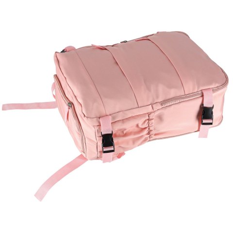 Plecak podróżny turystyczny bagaż różowy 45x30 cm