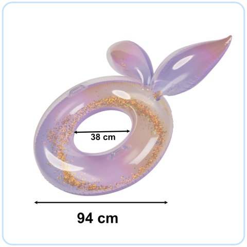 Kółko do pływania koło dmuchane syrena z brokatem galaxy XXL max 60kg Kółko do pływania koło dmuchane syrena z brokatem galaxy XXL max 60kg
