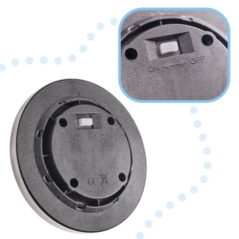 Lampa solarna ogrodowa LED najazdowa gruntowa 6500K zimny biały 12szt